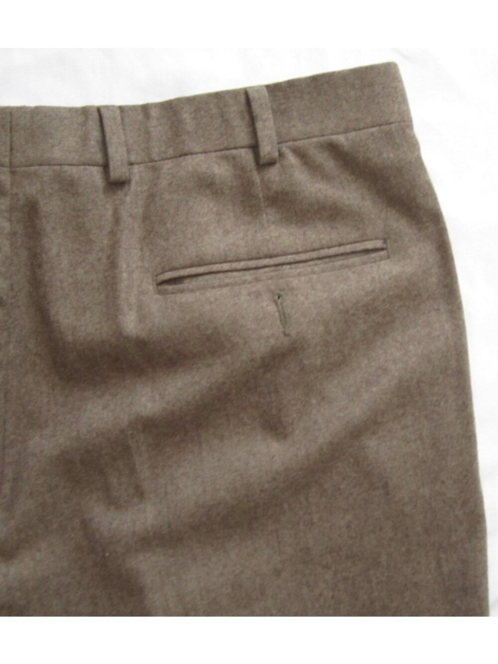 Brooks Brothers 346 Madison Fit Pants Men Sz 36x30 Brown Wool Pleated (MP667)